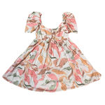 Abercrombie & Fitch Keyhole Floral Babydoll Mini Dress Medium TALL NWOT Photo 3