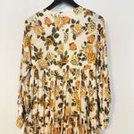 Free People  Rows Of Roses Maxi Dress in Ivory Combo Size X-Small Photo 8