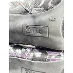 Brash Floral Tapestry Embroidered Ankle Boots Boho Size 9 Gypsy Festival Rocker Photo 8