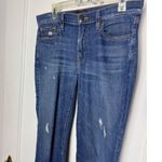 Vince Distressed High Rise Relaxed Straight Fit Boyfriend Denim Jeans Women's 27 Photo 10