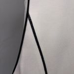 Alice + Olivia  Sleeveless Dress Mini White w Black Piping Size 0 Mint "Employed" Photo 3