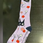 Her Universe Studio Ghibli Kiki's Delivery Service Jiji Floral Lavender Knee-High Socks Photo 2