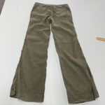 LEVEL 99 Pants Womens 27 Green Leandra Lounge Linen Blend Wide Leg Drawstring Photo 4