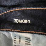 American Eagle  Tomgirl Stretch Dark Wash Blue Jeans Size 00 Reg Photo 8