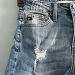 KanCan Mid Rise Distressed Denim Cuffed Jean Shorts Size size 1 Photo 5