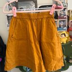COS Mustard Yellow Casual Shorts Photo 3