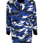 Calvin Klein Camo Dress Blue Grey Size Small Photo 2