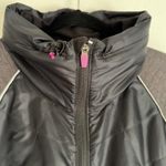 Title Nine  Women's Sz XL Will Power Quilted Full Zip Running Jacket Black Hoodie Photo 3