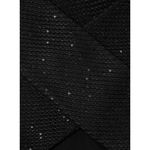 St. John ππ Long-Sleeve Cross-Back Links Sequin Knit Evening Gown Black 10 NWOT Photo 6