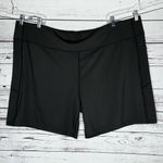 Ashley Stewart Sport NWT Size 30/32 Black Athletic Bike Shorts w/ Pockets Photo 0