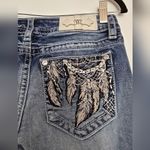 Miss Me Low Rise Bootcut Fethers Women's Blue Jeans Photo 3