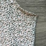 Pact White Pink Green Floral Sleeveless Knee Length Skater Dress Size L Spring Size L Photo 8