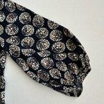 Maeve Anthropologie Women’s Blue Confetti Ball Puff Sleeve Blouse Size 2 Photo 10