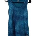 Calia by Carrie Underwood Everyday Essential Turquoise& White Dot Tank Top Large Photo 2