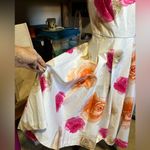 Calvin Klein Bouffant Floral‎ Dress Midi Party Wedding Guest Easter Garden Girl Photo 10