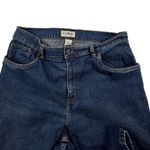 L.L.Bean  Classic Fit Straight Leg Jeans Womens 16 Reg Blue Denim Photo 2