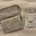 Kendra Scott NWT  Elisa Rose Gold Pendant Necklace in Iridescent Drusy $70 MSRP Photo 0