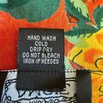 Angie  orange floral beach boho drape open kimono arm holes oversized cardigan SZ Photo 8