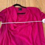 Armani Exchange  pink 100% Medina wool wrap blouse size medium   Has small hole b Photo 6