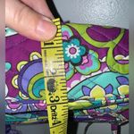 Vera Bradley  Frankie Shoulder Bag Purse, Green Purple Paisley Floral Flowers CP‎ Photo 5