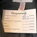 JM Collection Womens Peacoat Jacket Gray M Button Front Classic Minimalist Coat Photo 6