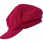 ZARA  red Corduroy newsboy Cap Photo 0