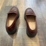 Madewell  The Bradley Brown Leather Lugsole Loafers Size 8.5 Photo 3