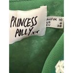 Princess Polly  Cylia Floral Mini Dress Forest Green Tank Slip Lined Dress Size 6 Photo 7