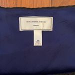 Anthropologie Moulinette Soeurs Bolero Blue/Black Puff Sleeve Silk Dress Sz 10 Photo 12