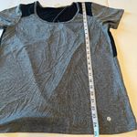Bally Fitness women's size large grey and‎ black with open back athletic shirt. Gray Photo 9