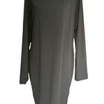 Boohoo  Rib Long Sleeve T-Shirt Dress Photo 0