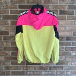 PINK - Victoria's Secret RARE Victoria’s Secret PINK Colorblock Neon Pink Yellow Los Angeles Windbreaker Photo 5