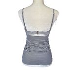 Soma  Bandeau Tankini Swim Top Women’s Size 34B Striped Convertible Straps Ruched Photo 6
