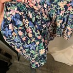 Tommy Hilfiger Dress Womens 20W Floral Flutter Sleeve Navy Blue Plus Size Photo 5