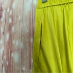 Micas Bright Yellow Basic Satin High Waisted Straight Leg Trousers Size L Photo 10