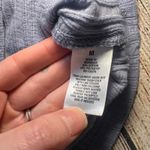 Aeropostale Seriously Soft Ribbed Henley Crop Top Long Sleeve Womens M Blue Slim Photo 6