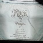 Wrangler  Rock 47 Pearl Snap Western Embroidered Button Down Shirt Womens XL Top Photo 7