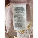 Madewell  Linen-Blend Ruffle-Cuff Wrap Dress Dutch Dandelions Medium Pink Floral Photo 6