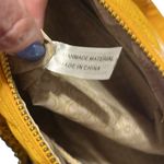 Charming Charlie Yellow Quilted Chain Strap Bag with gold colored hardware Photo 6