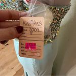 Kiss Kiss Formal 3709 beaded bodice cutout back jersey prom dress NEW 8 Blue Photo 5