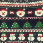 Xhilaration Santa Snowman Christmas Fair Isle Sweater Pencil Skirt Women’s Size Small Kitsch Photo 2