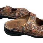 FINN‎ COMFORT Stanford Multicolor Leather Germany Clog Slides Size 39 8 Photo 0