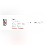 CASETiFY  Capri Impact Case Iphone 13Pro Max Clear/Glossy Black Photo 6