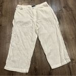 Ralph Lauren Lauren Jeans Co Ralph White Linen Blend Wide Leg High Rise Pants Women’s Sz 14 L Photo 5