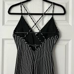 Trac Pinstripe Slim Leg Jumpsuit Photo 3