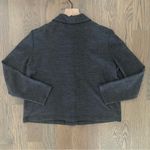 Vintage Bouley Wool Knit Cropped Long Sleeve Button Front Cardi Grey Medium Gray Photo 3