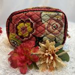 Vera Bradley CLEAN Artsy Floral Bucket Drawstring Buttercup Handbag Purse 11x10 Photo 4