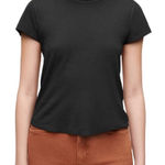 Banana Republic  Y2K Vintage Black Fitted Baby Tee T-Shirt Women's M Minimalist Photo 0