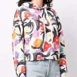 Stella Jean Hoodie Floral Logo Hoodie Made in Italy 100% cotton NWT Saks 44 8 Photo 1