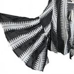 Elan Bell Sleeve Cover-Up Cardigan Abstract Black White Kenya NWT XS Photo 4